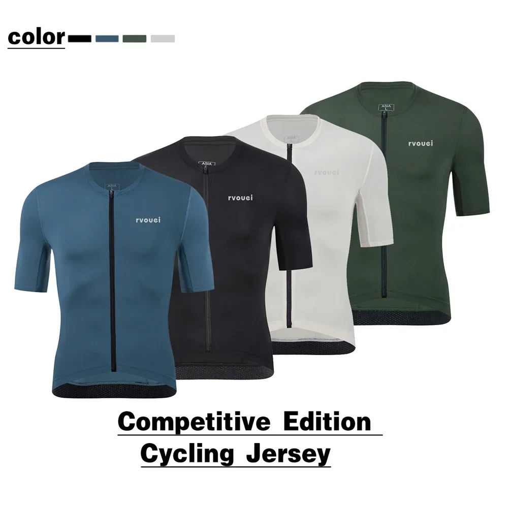 

Rvouei Cycling Jersey Team Top Quality Cycling Racing Bike Shirts Cycling Clothes Maillot Summer MTB Ropa Ciclismo Uniform Kit
