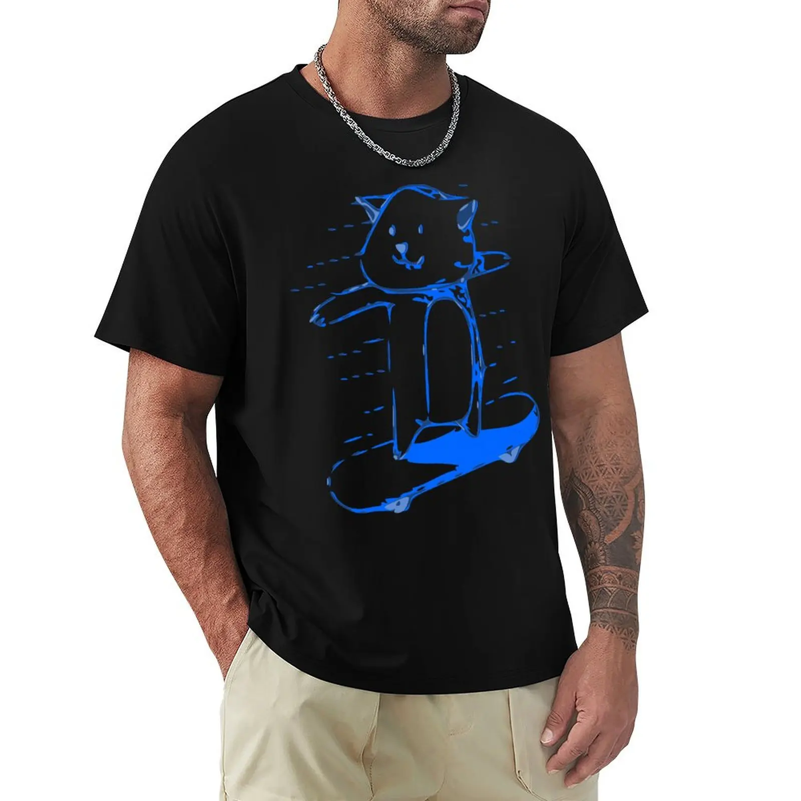 

blues water skate bear T-Shirt customs design your own blacks funnys new edition clothes for men