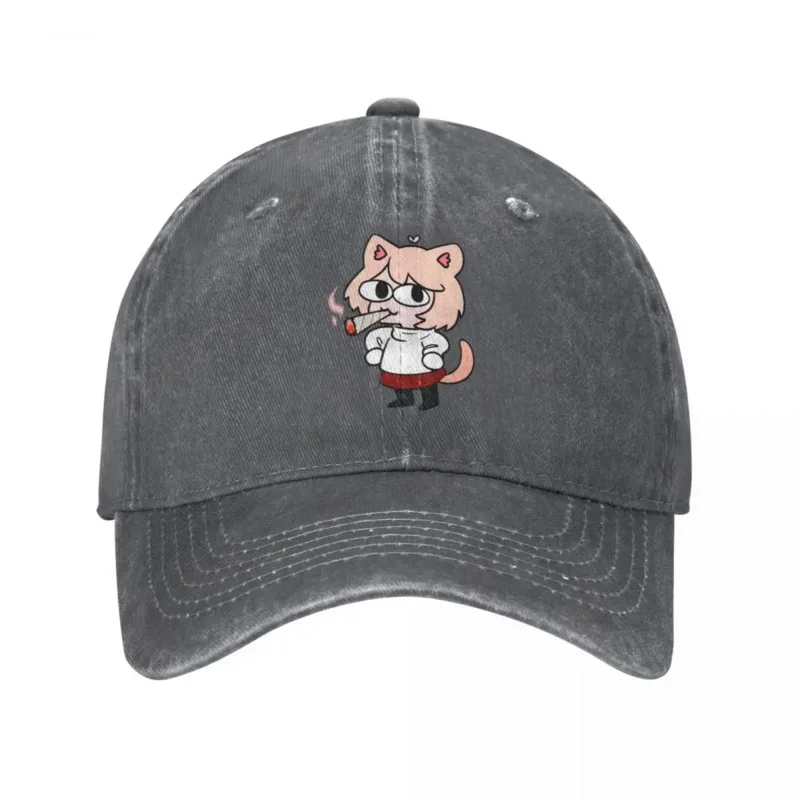 NECO arc meme water washing baseball cap adjustable sun hats women Japanese anime cap spring autumn vintage casquette Gorras