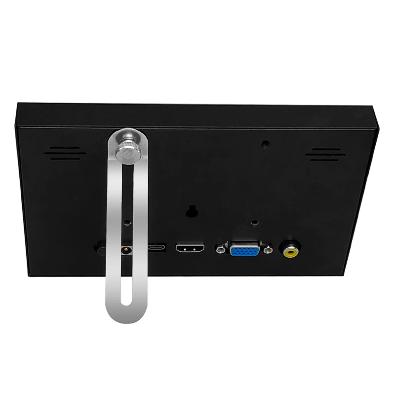 7 zoll Tragbare Bildschirm 1024x600 IPS LCD HDMI-kompatibel VGA AV Eingang DC Typ C Power Monitor für PC Laptop Kamera TV Box RPI – Detail 6