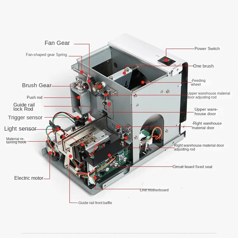 220V Automatic Screw Feeder Machine, Screw Arranging Distributor Conveyor For Assembly Work