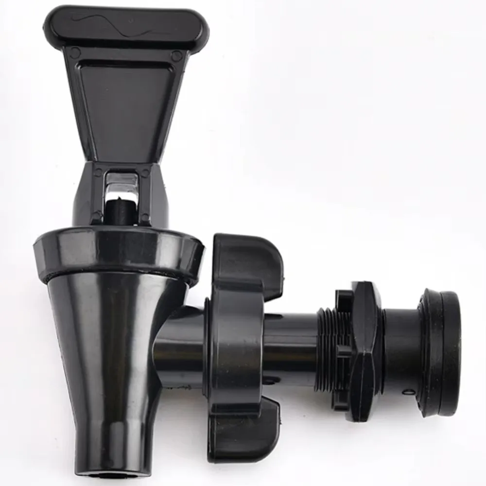 Upgraded Beer Barrel Faucet Tap Plastic Black Milk Tea Bucket Faucet Durable Detachable Water Dispenser Faucet Tap