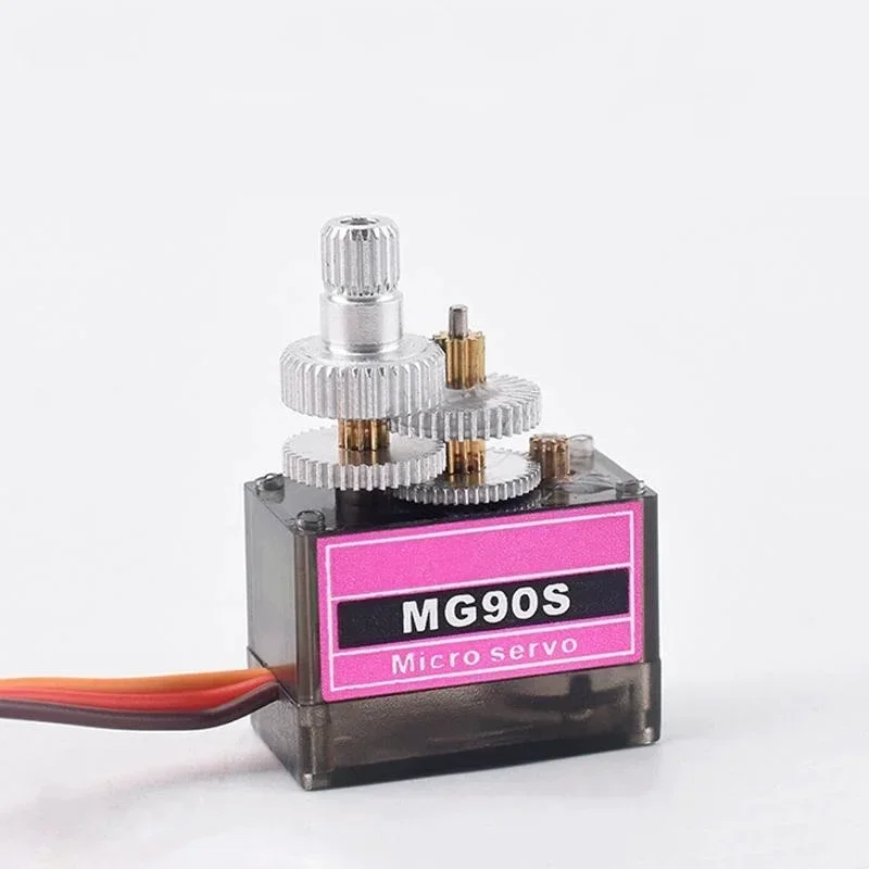 1/2/4 個 MG90S サーボメタルギアデジタルアナログサーボモーター RC モデル飛行機ヘリコプターボート車ロボット DIY パーツ