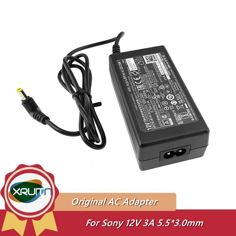 Replacement AC Adapter Charger for Sony / Panasonic SAE0011 12V 3A AG-UX180 AG-AC90MC VSK0723 AJ-PX298MC Camcorder Power Supply