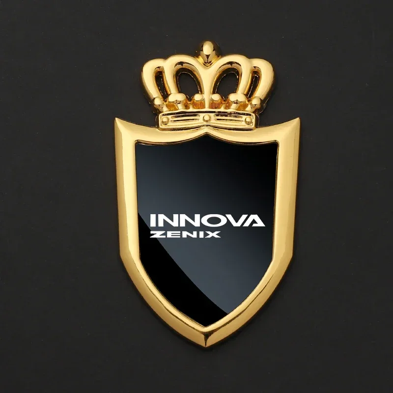 Car badge stickers side windows metal body car stickers for INNOVA ZENIX  Car accessories