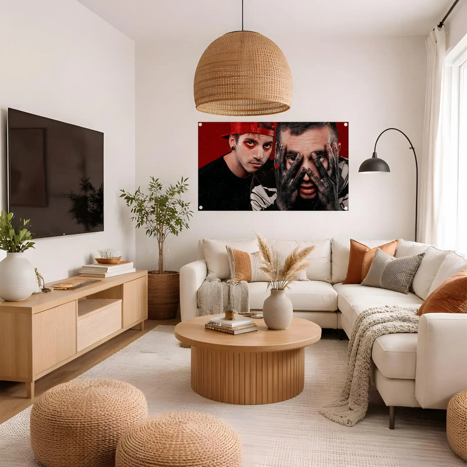 Twenty One P-Pilots Flag Tyler J-Joseph J-Josh Dun Tapestry Decoration Garage Flags for Bedrooms Home Decor Items Bedroom Stuff