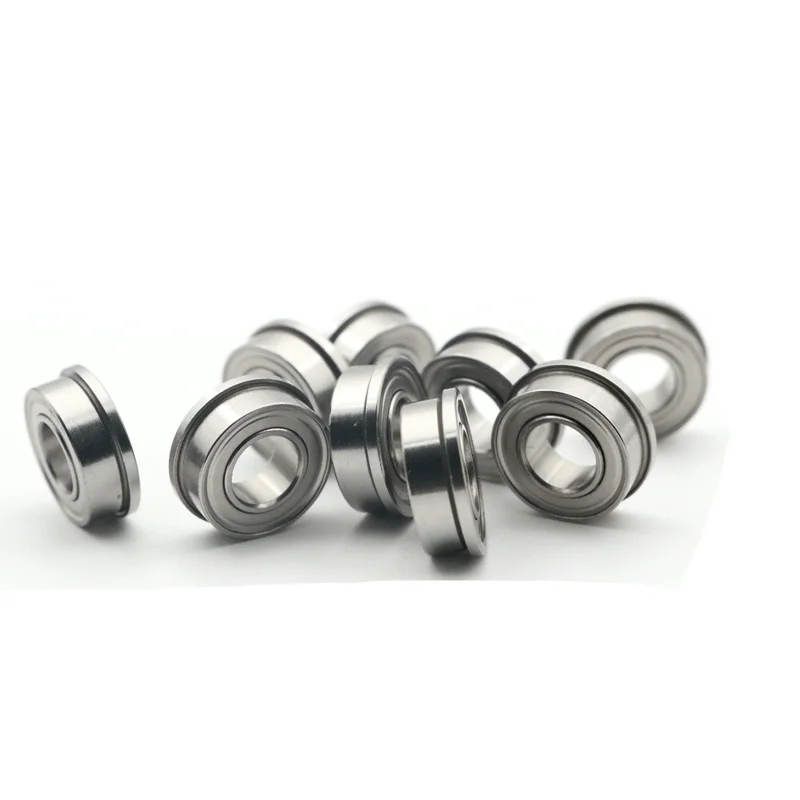 20Pcs MF52 MF62 MF63 MF74 MF83 MF84 MF85 MF93 MF95 MF104   MF148 ZZ Miniature Flange Thin Wall Deep Groove Ball Radial Bearing