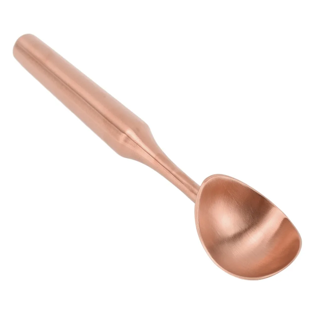 Rustless Steel Ice Cream Scoop Grip Handle Hemispherical Digging Head Ball Maker Scoop Practical Smooth Polished