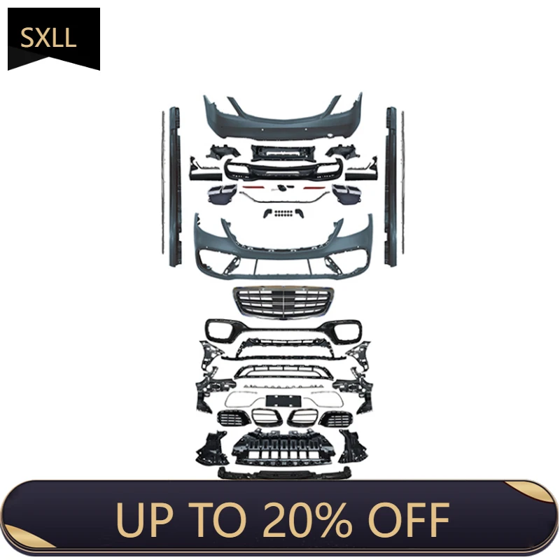 

For Mercedes S-Class W222 Body Kit for W222 S63 S65 2018-2020 S-Class W222PP Material Bumper