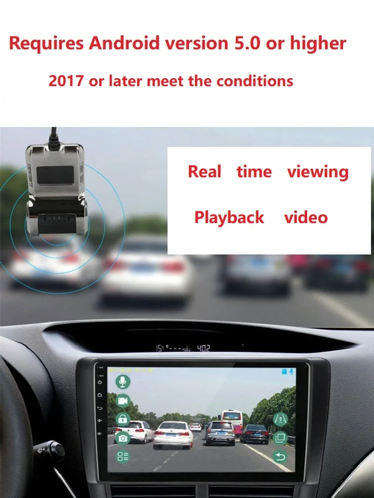 Dash Cam ADAS Usb CAR DVR  Auto Recorder High-definition For Android Multimedia Player Large Screen navigation