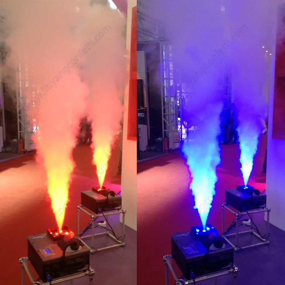 LED Column Smoke Fog Machine Bar Nightclub  Wedding Stage Performance Atmosphere Equipment Disco Concert Show Dj  Light SFX Deco