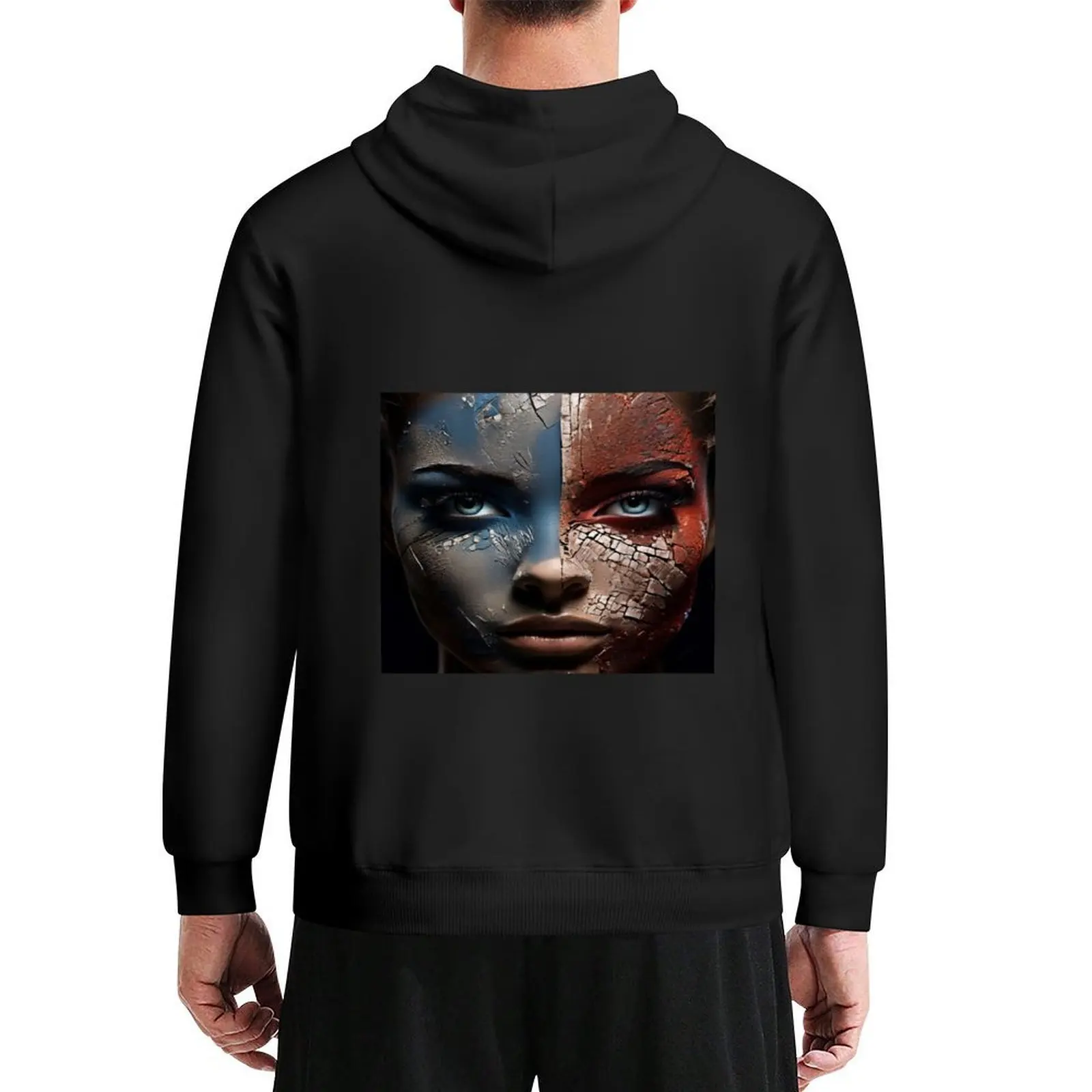 

Textures Expressives Hoodie autumn jacket men anime clothes male clothes korean style clothes men's hoodie sweatshirt