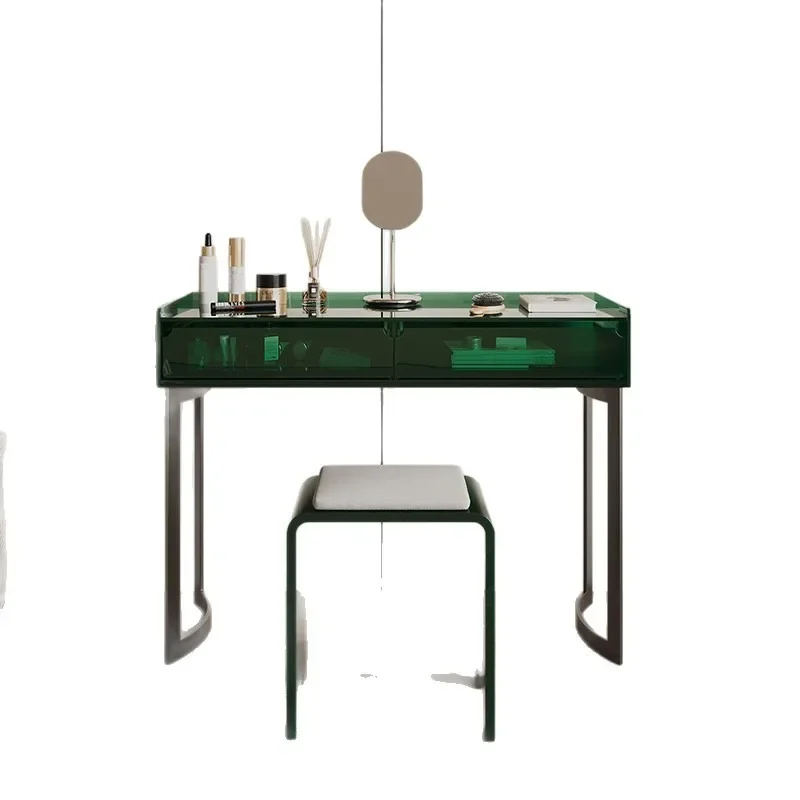 

Minimalist dressing table Small apartment Light luxury makeup Acrylic dressing Makeup table Bedroom