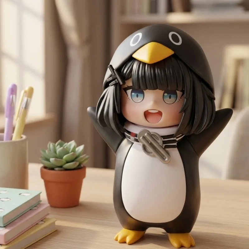 

8/12.5cm GUGUGAGA Figures Arknights Endfield Pengmin Pvc Little Cosplay Pengmin Model Anime Collection Desk Birthday Gift