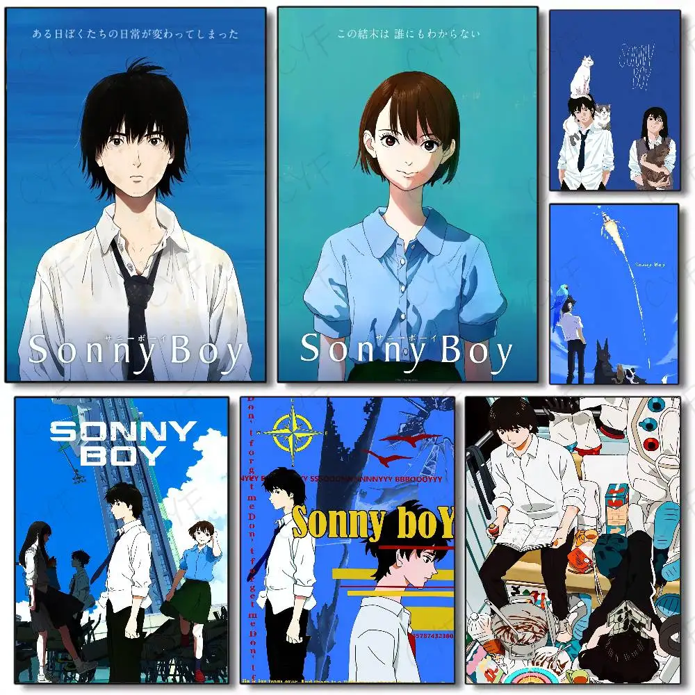 

Anime S-Sonny Boy Poster Waterproof Vintage Movie Posters High Quality Wall Art Print For Room Decor Gift