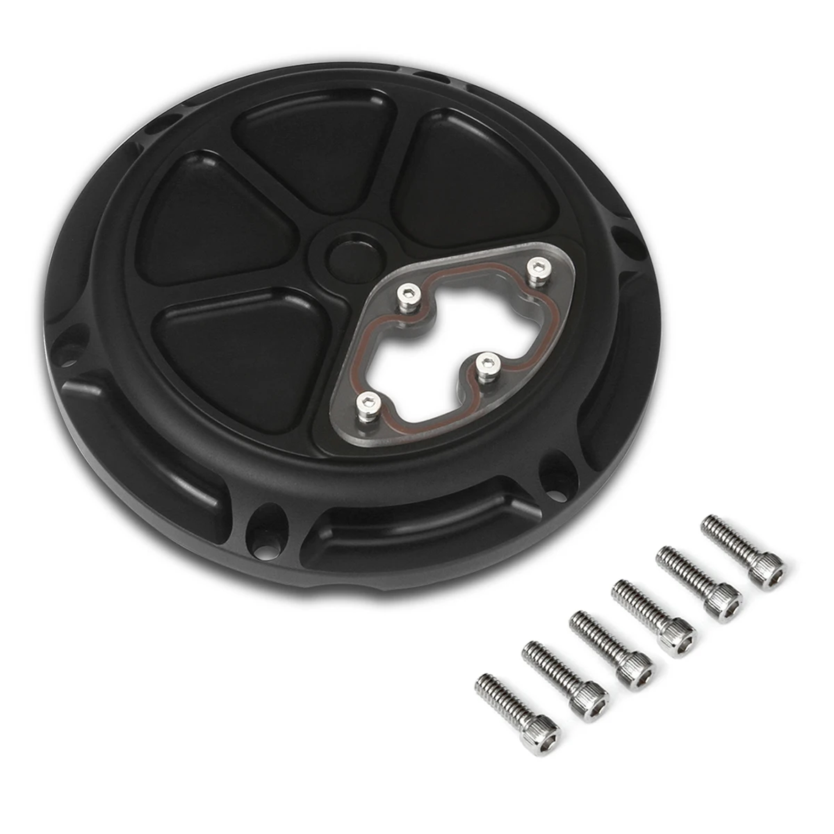 

Декоративная крышка картера (Clarity Derby Cover) из ЧПУ, черная, 6 отверстий, для Harley Sportster XL883 XL1200 XR Iron 2004-2017, Iron 883, XL883N 09-19