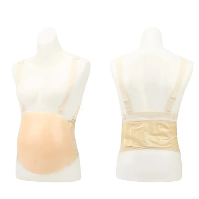 H55B واقعية سيليكون البطن الأمومة الاصطناعية لينة مرنة البطن الاصطناعي للمرحلة ارتداء محاكاة الحمل