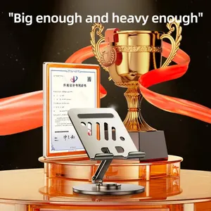 Tablet Folding Mobile Support, einstellbare Unterstützung, Liga, Aluminium, Montisch, fauler Support, iPhone, iPad, Samsung, 360 8 Hauptsekretärin der Verkaufstelefonbasis - №5