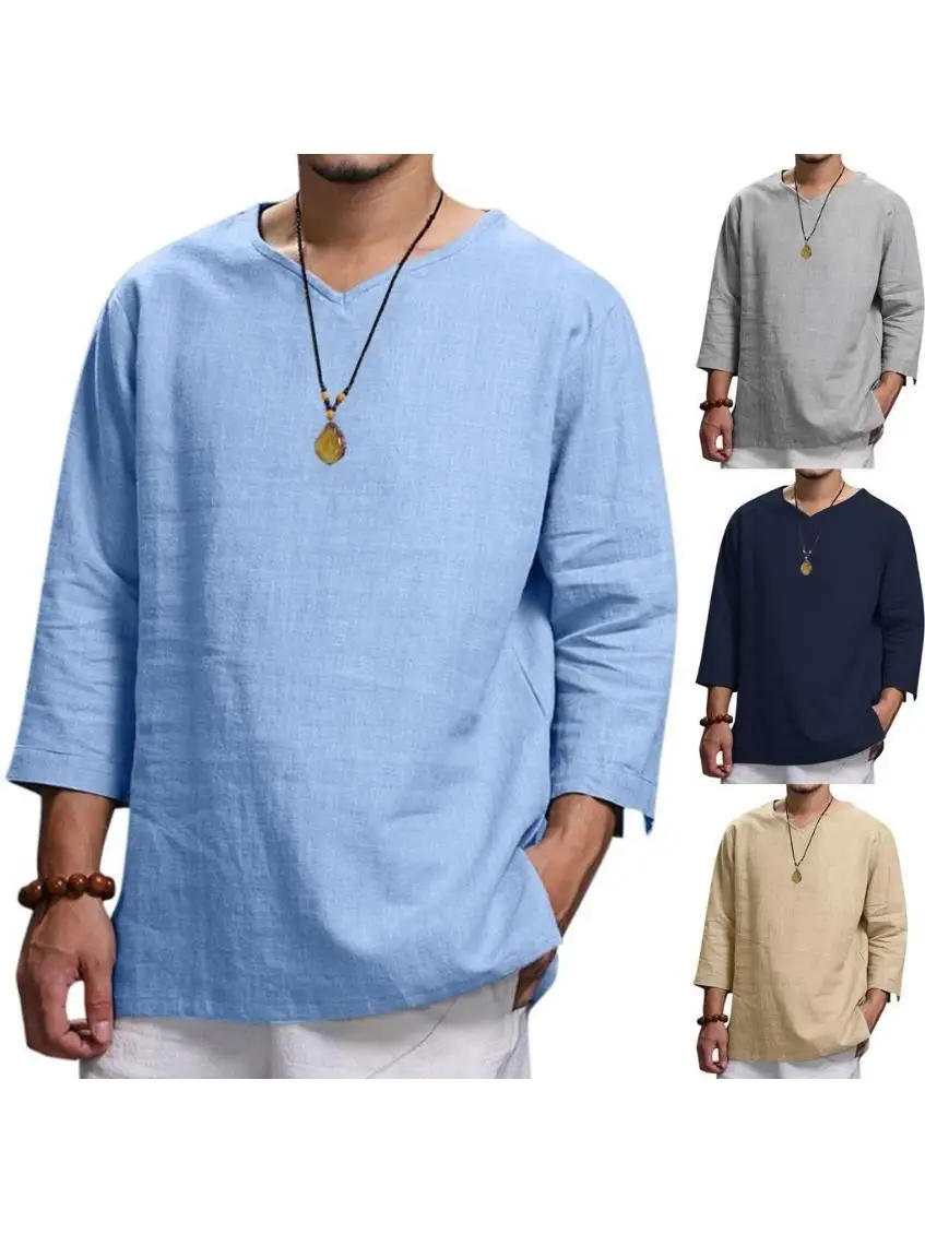 

Свободный крой, мужские повседневные брюки размера irt, большие размеры, цвет 2025, новинка Sle, молодежная туристическая одежда, восьминадцать брюк, китайское производство