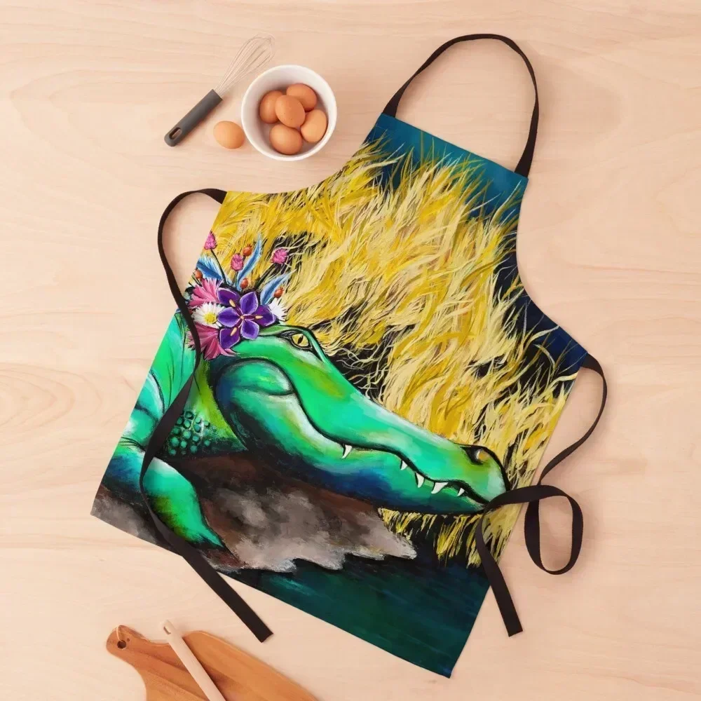 

Josephine - Swamp Goddess Apron Chef Uniform For Men kitchen woman Cooking House Things For Home And Kitchen Apron