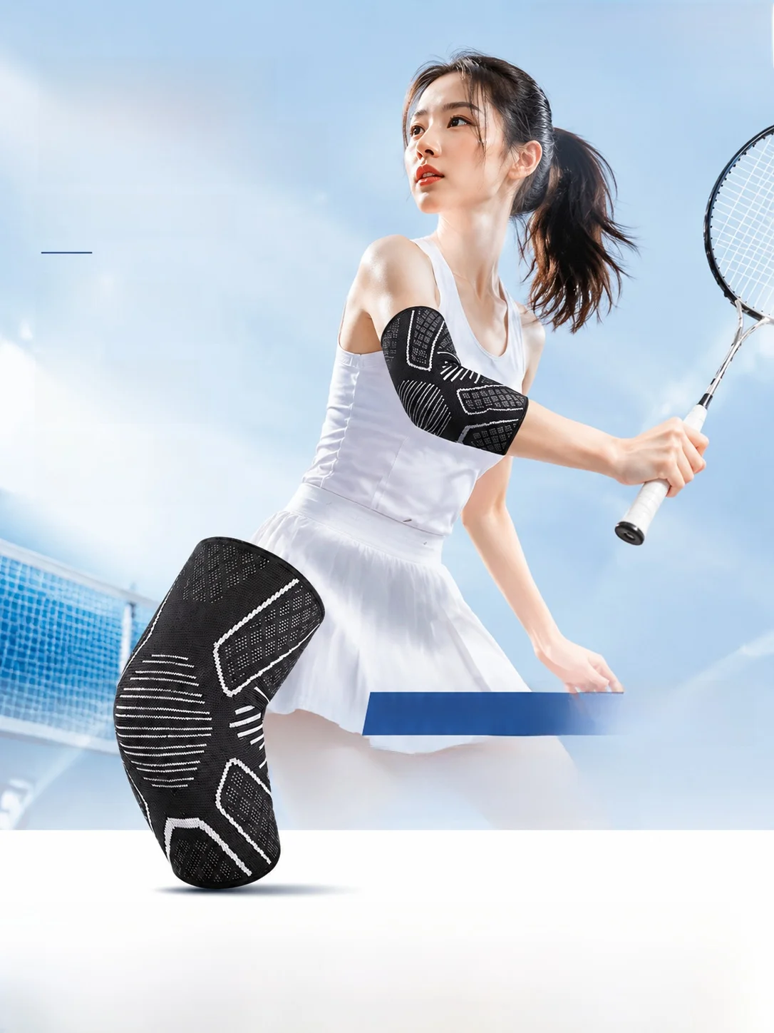 protector-ligero-para-codo-de-badminton-soporte-para-rodilla-para-mujer-para-fitness-tenis-baloncesto-correr-proteccion-contra-lesiones
