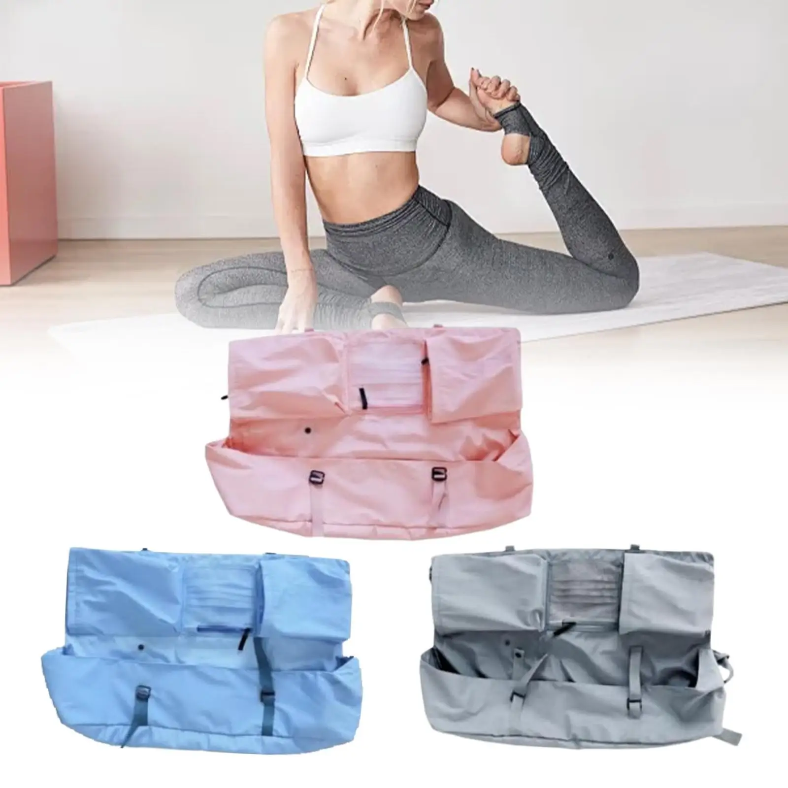 Yoga Mat Bag Yoga Mat Storage Bag Simple Multifunctional Adjustable Strap Shoulder Bag Yoga Mat Carrier for Workout Training