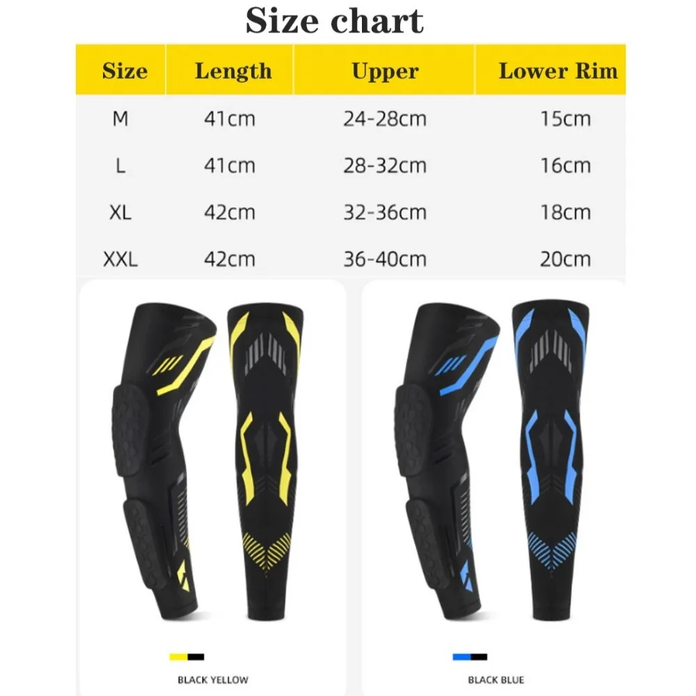 Almofadas de cotovelo separadas longo favo de mel cotovelo cinta guarda suporte de compressão duplo anti-colisão braço manga protetor esporte segurança