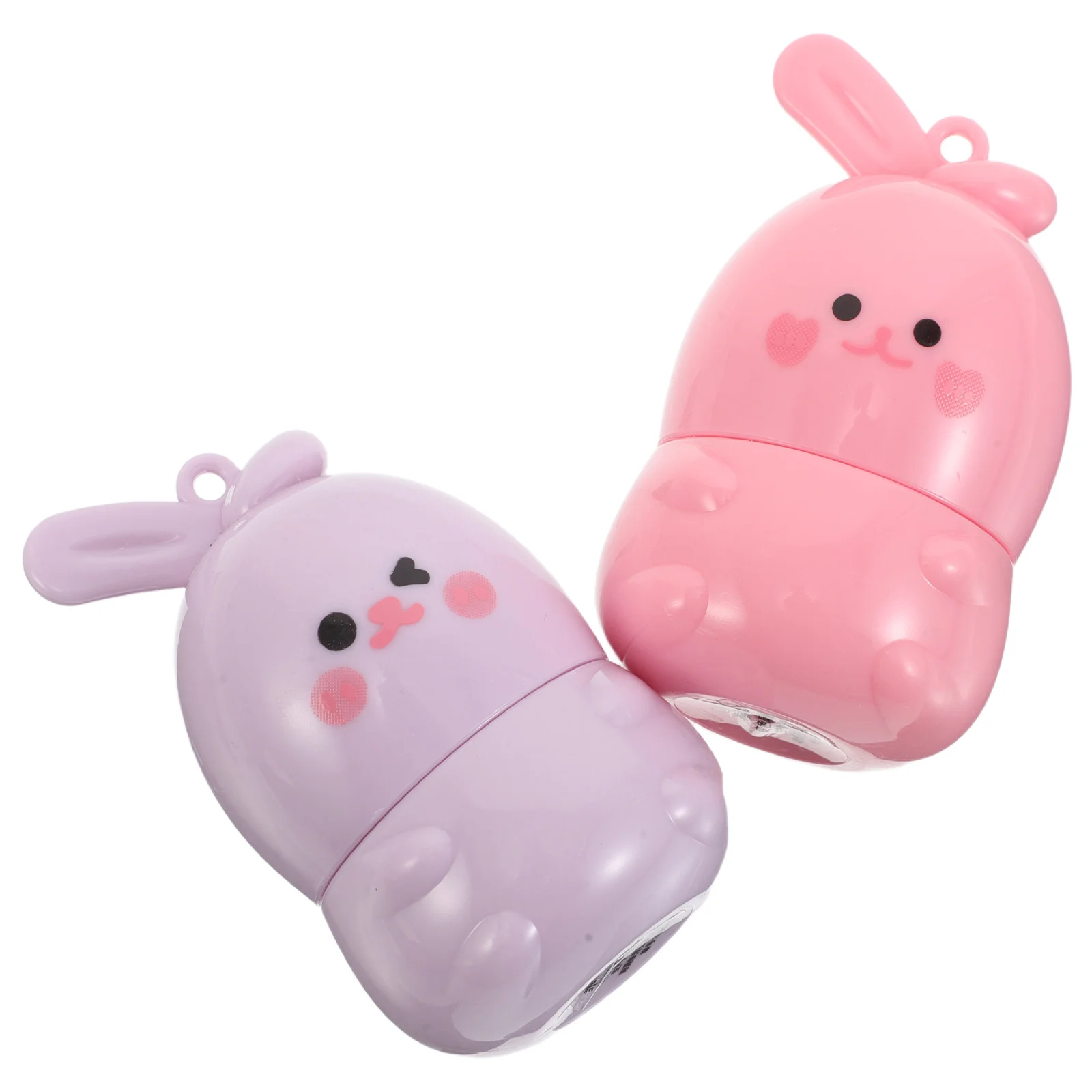 2Pcs Moisturizing Color Changing Lipstick Bunny Inspired Softening Lip Balm with PH Sensitive Hue Altering Technology for Women