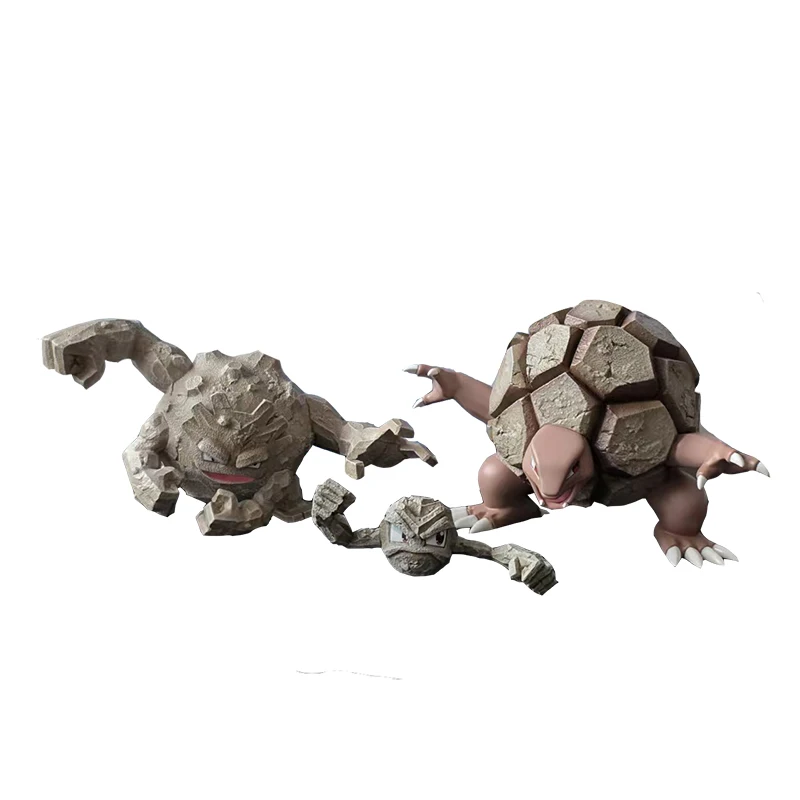 بوكيمون البليت تاون قبضة صغيرة حجر اليدوية العصرية اللعب نموذج زخرفة تطور مجموعة الدمدمة حجر الدمدمة روك هدية