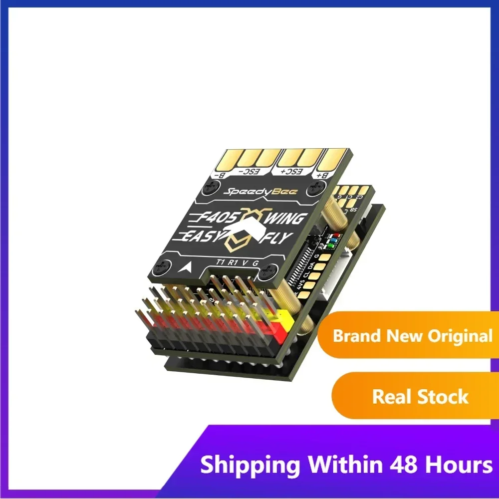 

Контроллер полета SpeedyBee F405 WING MINI с фиксированным крылом, 2-6S LiPo для радиоуправляемых самолетов, запчасти «сделай сам»