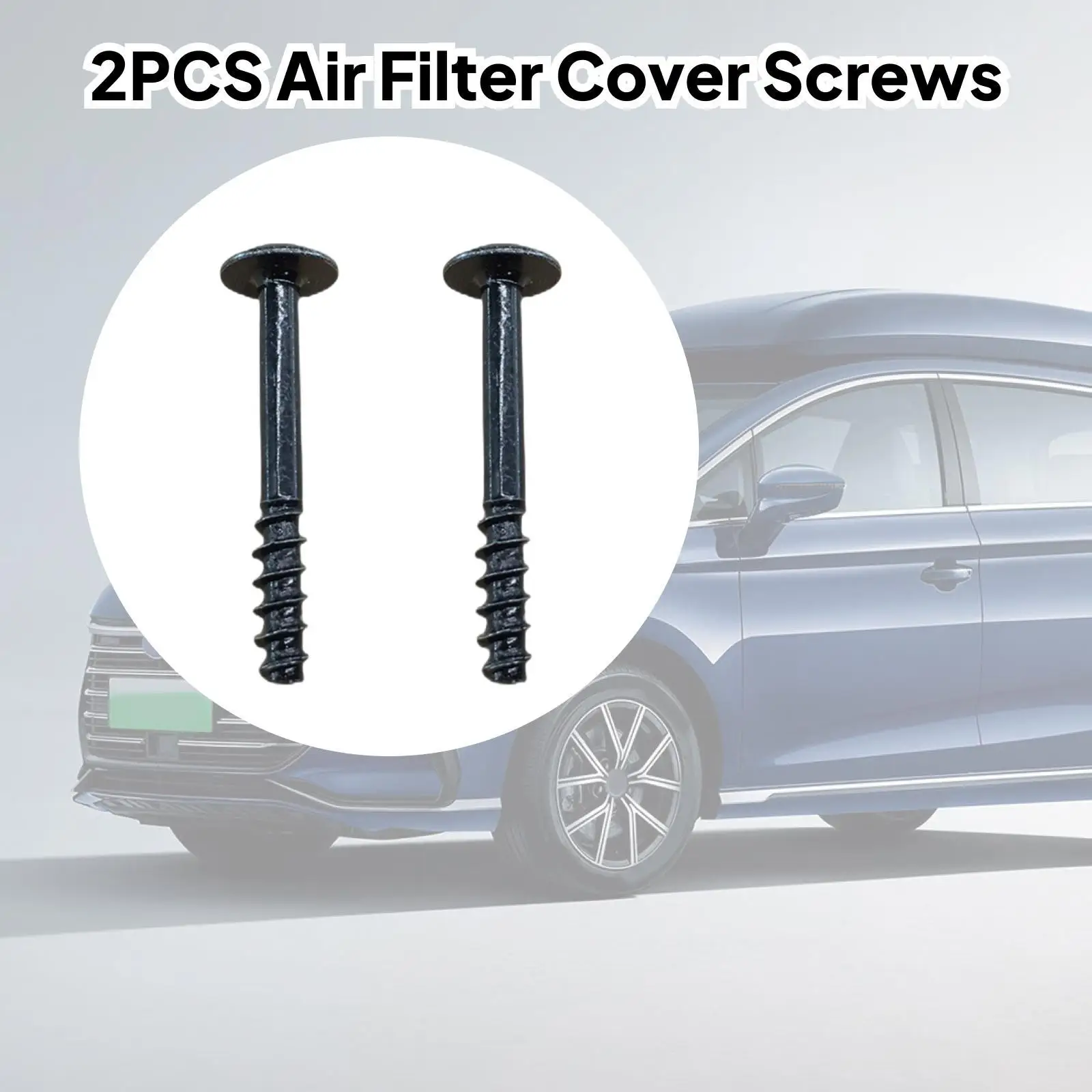 2 Pieces Air Housing Screws Air Cover Replacement Spare Parts Carbon Steel Secure Installation suitable for auto parts