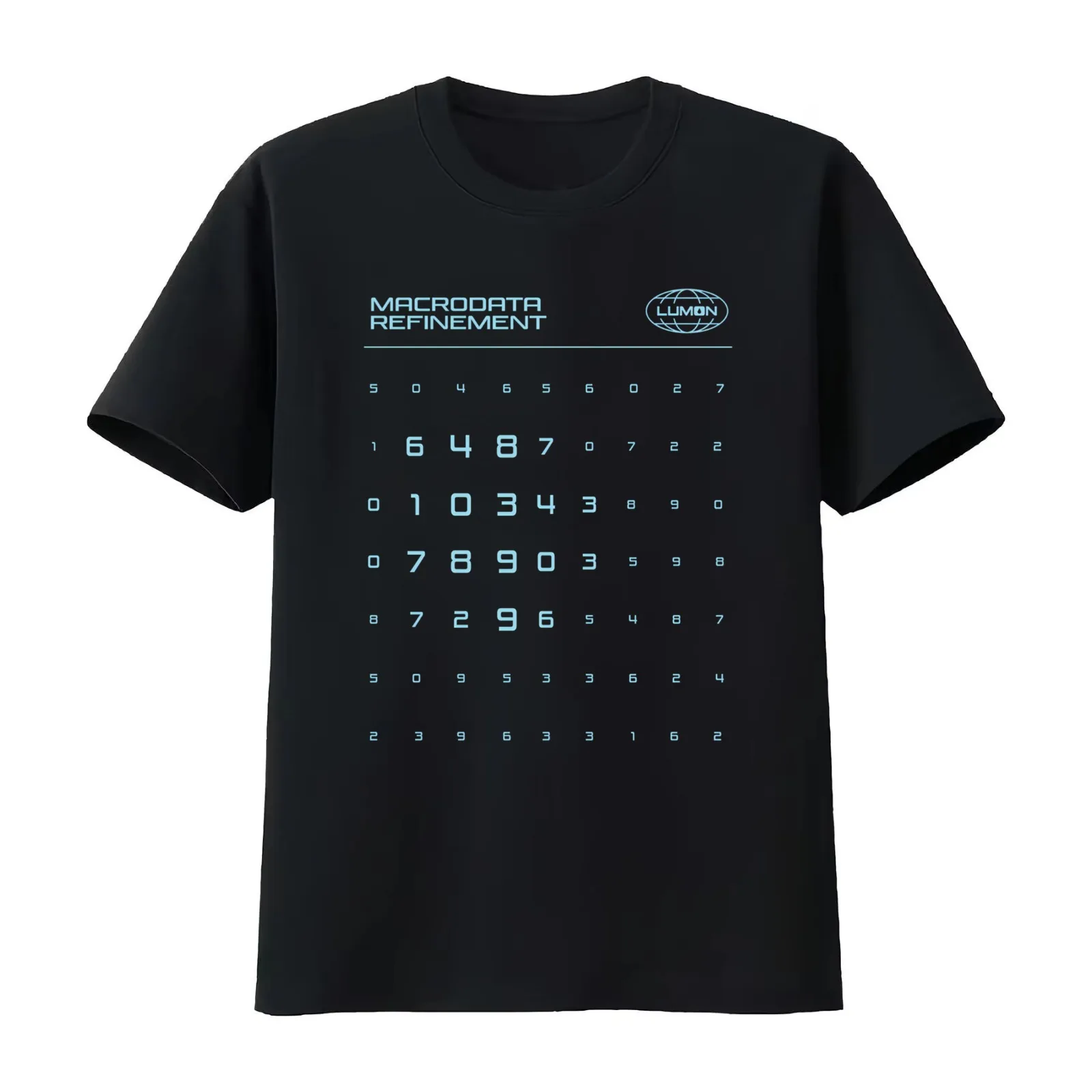 Scary Numbers Severance T-Shirt Summer Casual Cotton Tee Oversized Streetwear Tops Vintage Graphic Print Unisex Men Women