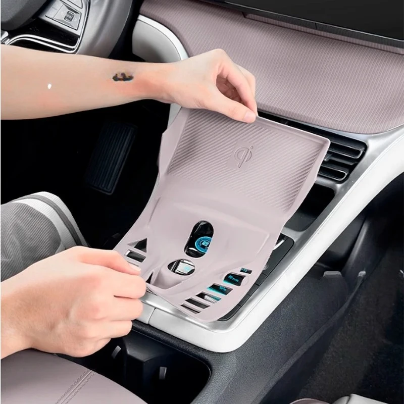 For BYD Sealion 5 DM-i 2025 2026 Central Control Button Silicone Pad All-inclusive Scratch-proof Protector Accessories