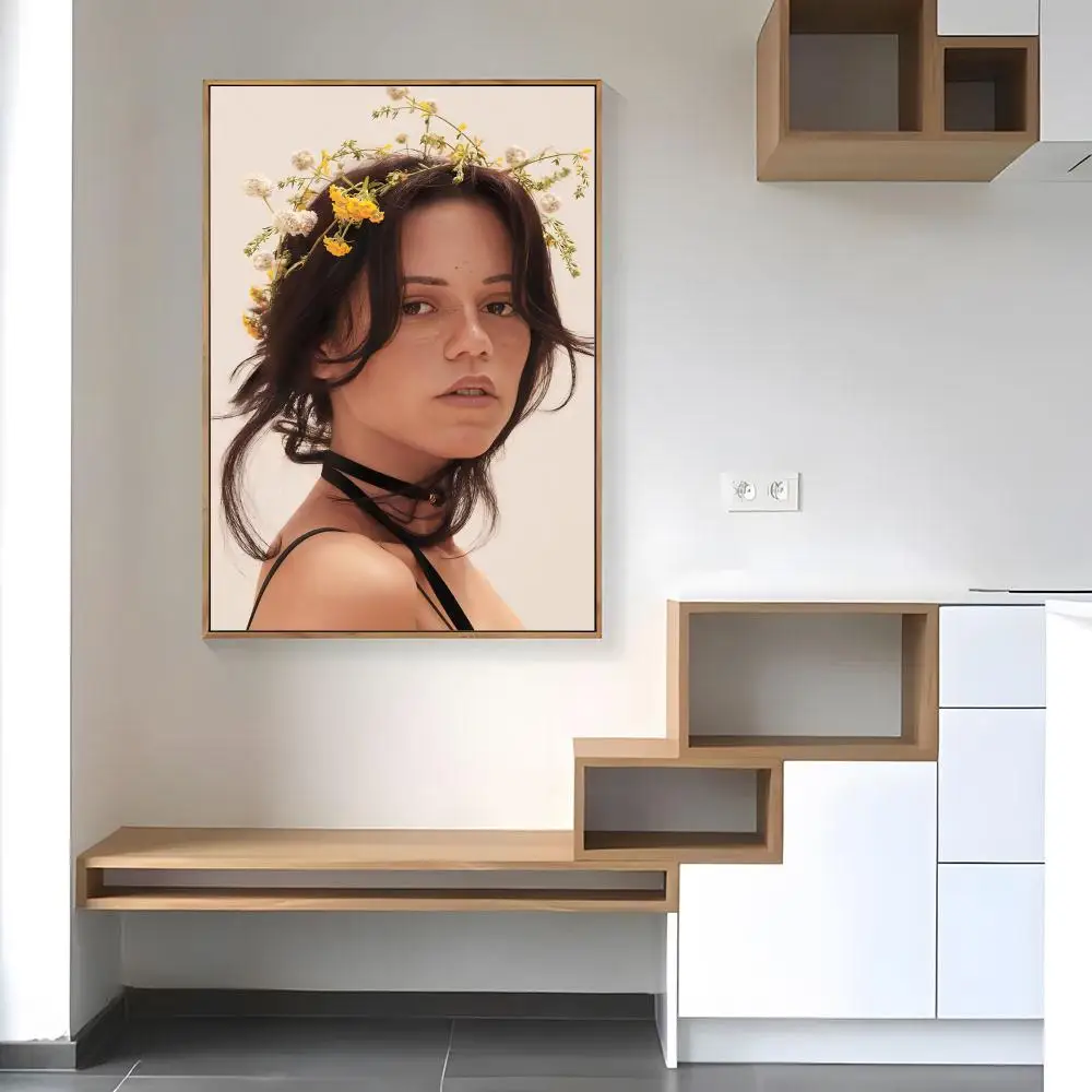 Actor J-Jenna Ortega Poster Paper Print Home Living Room Bedroom Entrance Bar Cafe Art Painting Decoration