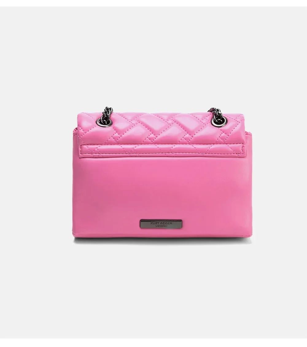 KURT GEIGER LONDON Pink Luxury Designer Eagle Head Various Styles Chain Ladies Crossbody Bags for Women Purses and Handbags