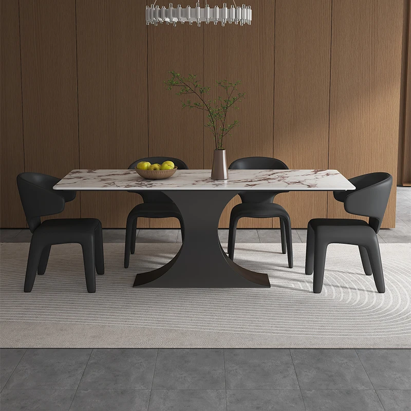 Dinning Tables Sets Luxury Lift Table Home Furniture Mesa Industrial Coffe Ceramic Dining Folding Breakfast Mesa Study Bar WJX