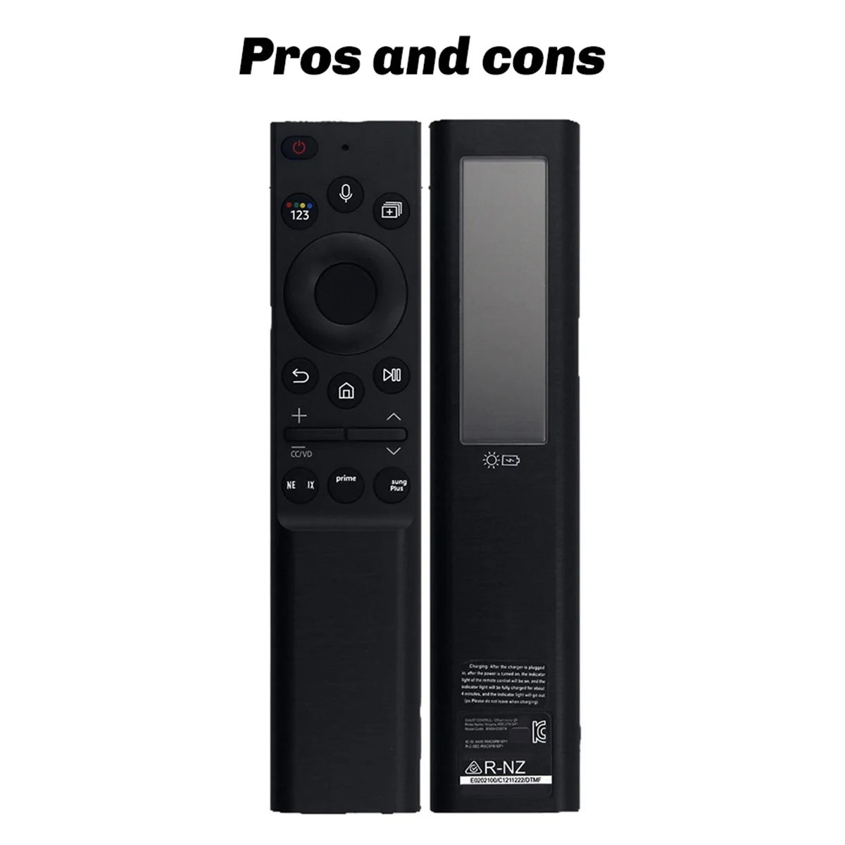 ABGIBN59-01357A جهاز تحكم عن بعد صوتي يعمل بالطاقة الشمسية لتلفزيون سامسونج الذكي 4k 8K Ultra HD Neo QLED OLED UHD Series