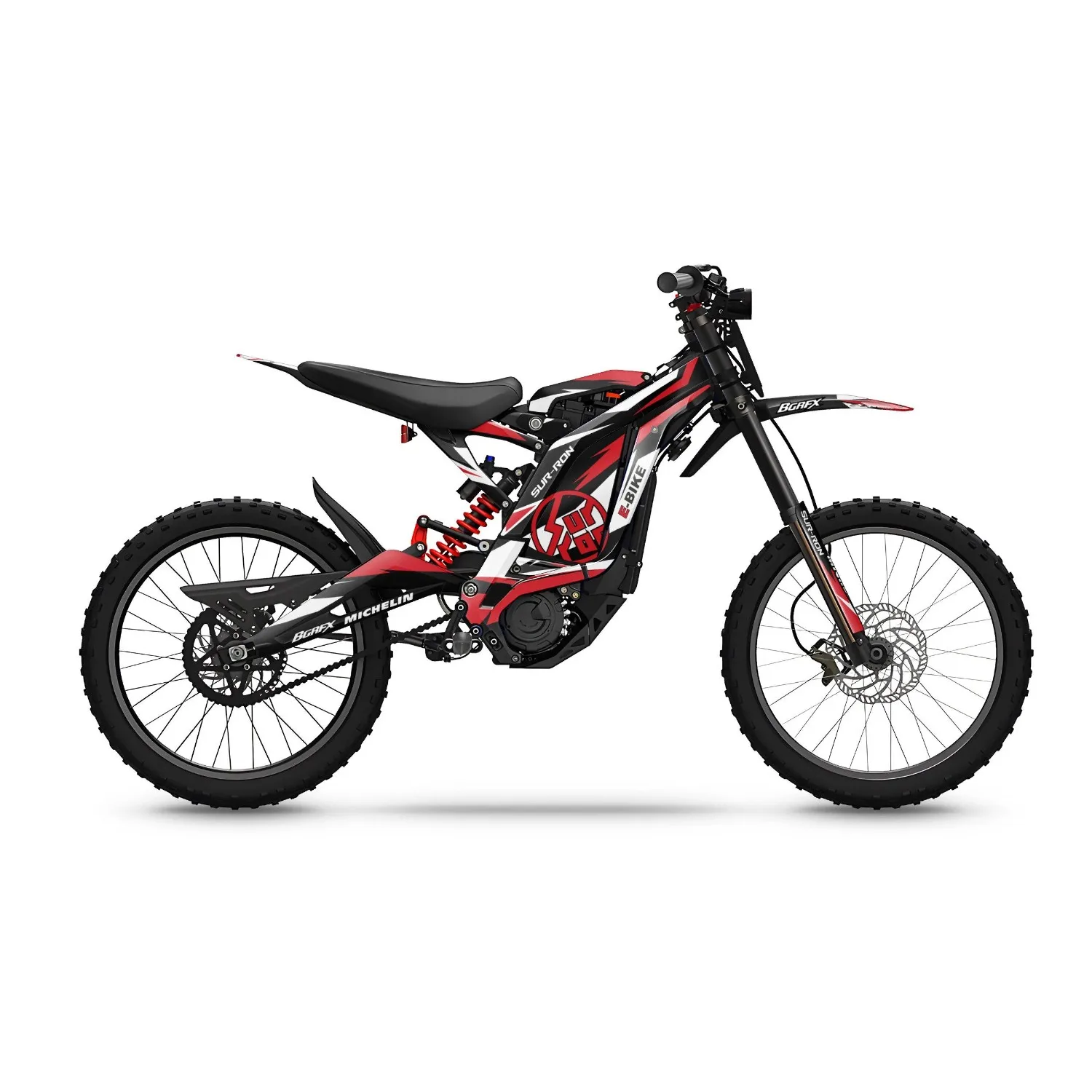 Motorcycle Body Fairing Sticker Decal Protective  eBike eMoto Full Graphic Kit For Surron Light Bee X  Design -24