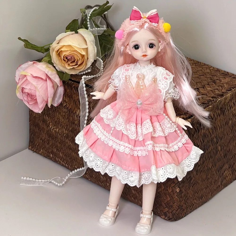 

1/6 SD 30 см Bjd кукла с одеждой привлекательные глаза на высоком каблуке платье принцессы BJD куклы длинные волосы аниме