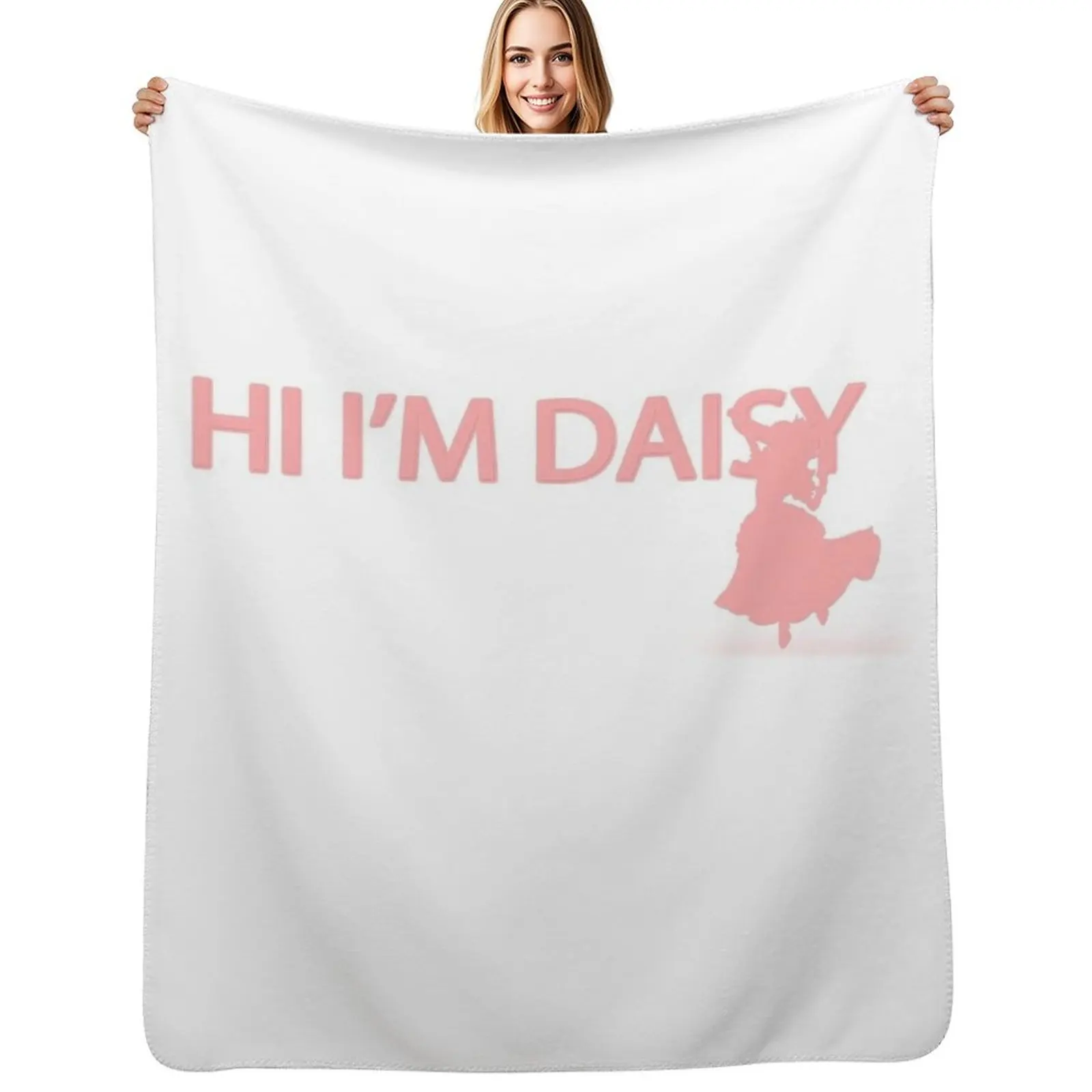 

Hi, I'm Daisy Throw Blanket Vintage Warm cosplay anime wednesday Blankets