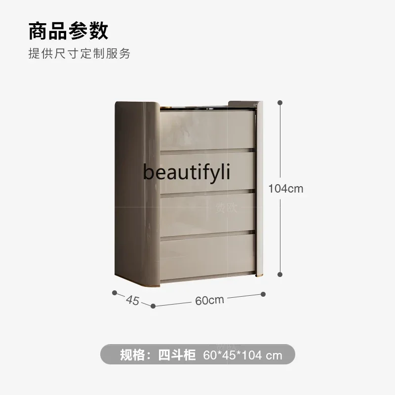 C45 Light luxury four-chest  vertical cabinet custom advanced paint storage cabinet five-six cosmetic cabinet4567