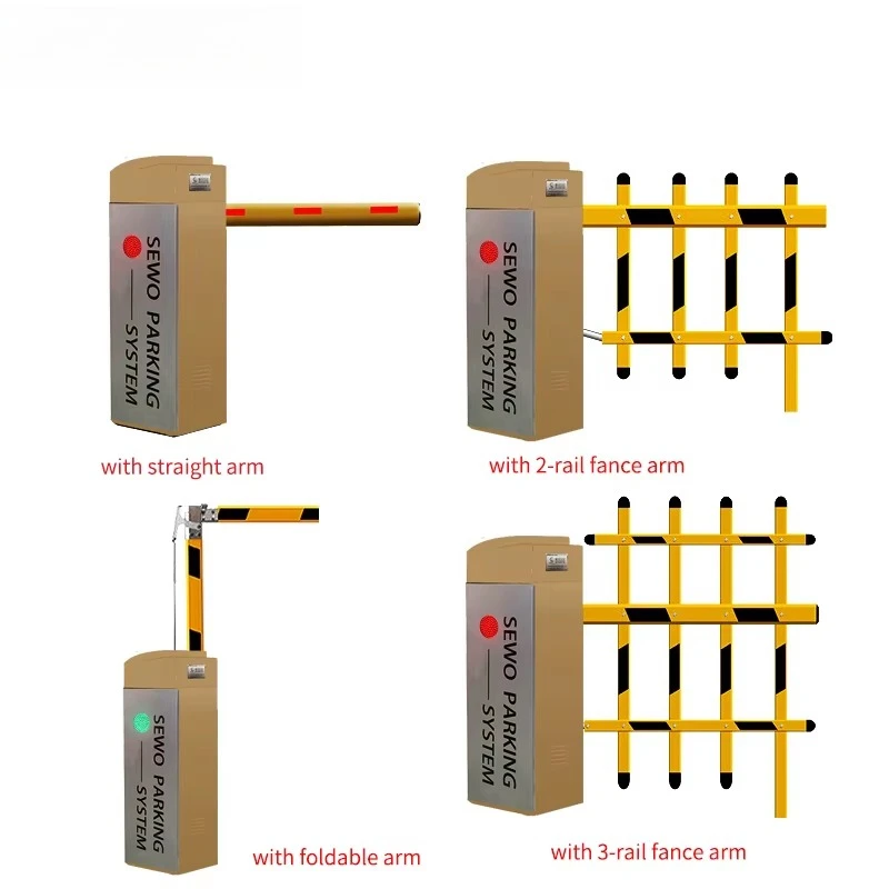 SEWO Automatic Smart Parking Arm Barrier for Vehicle Entrance Exit Access Management Parking System