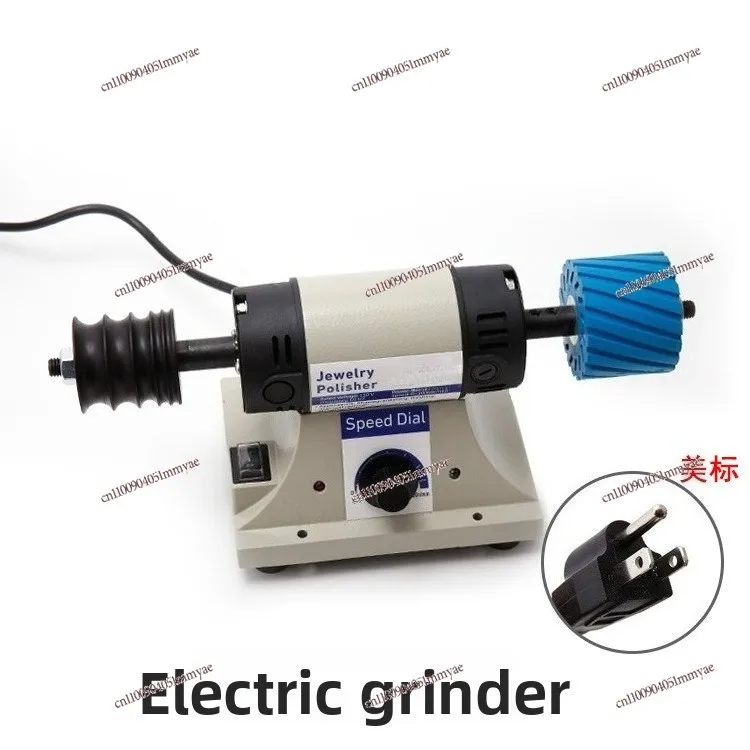 Leather Edge Polisher, Bench Type Mini Grinding Machine, Electric Side Sander for Leather Polishing and Trimming