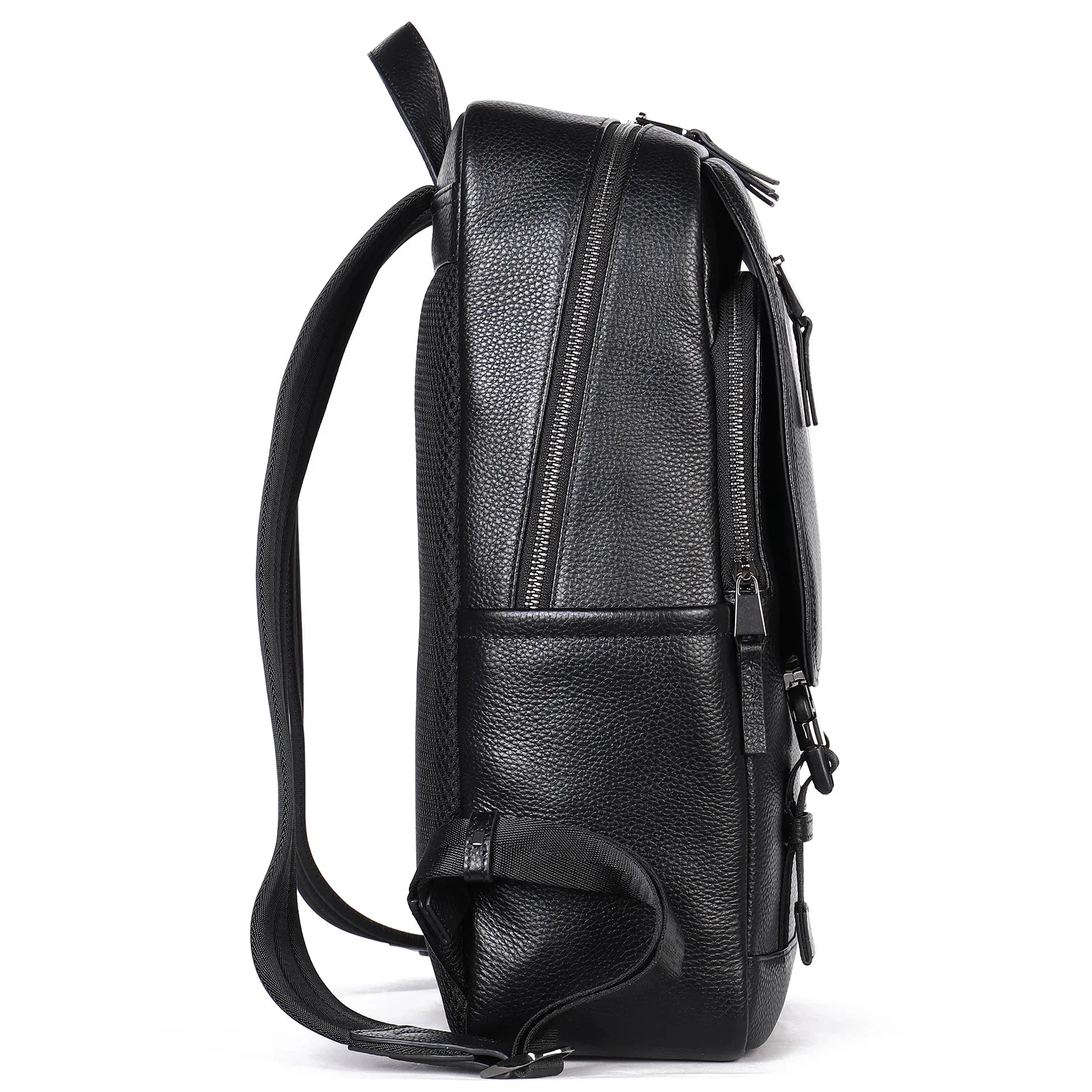 2024 New Arrivals Leather Backpack For Men Male Casual Backpackds Computer Bagpack Travel School Boy Daypack