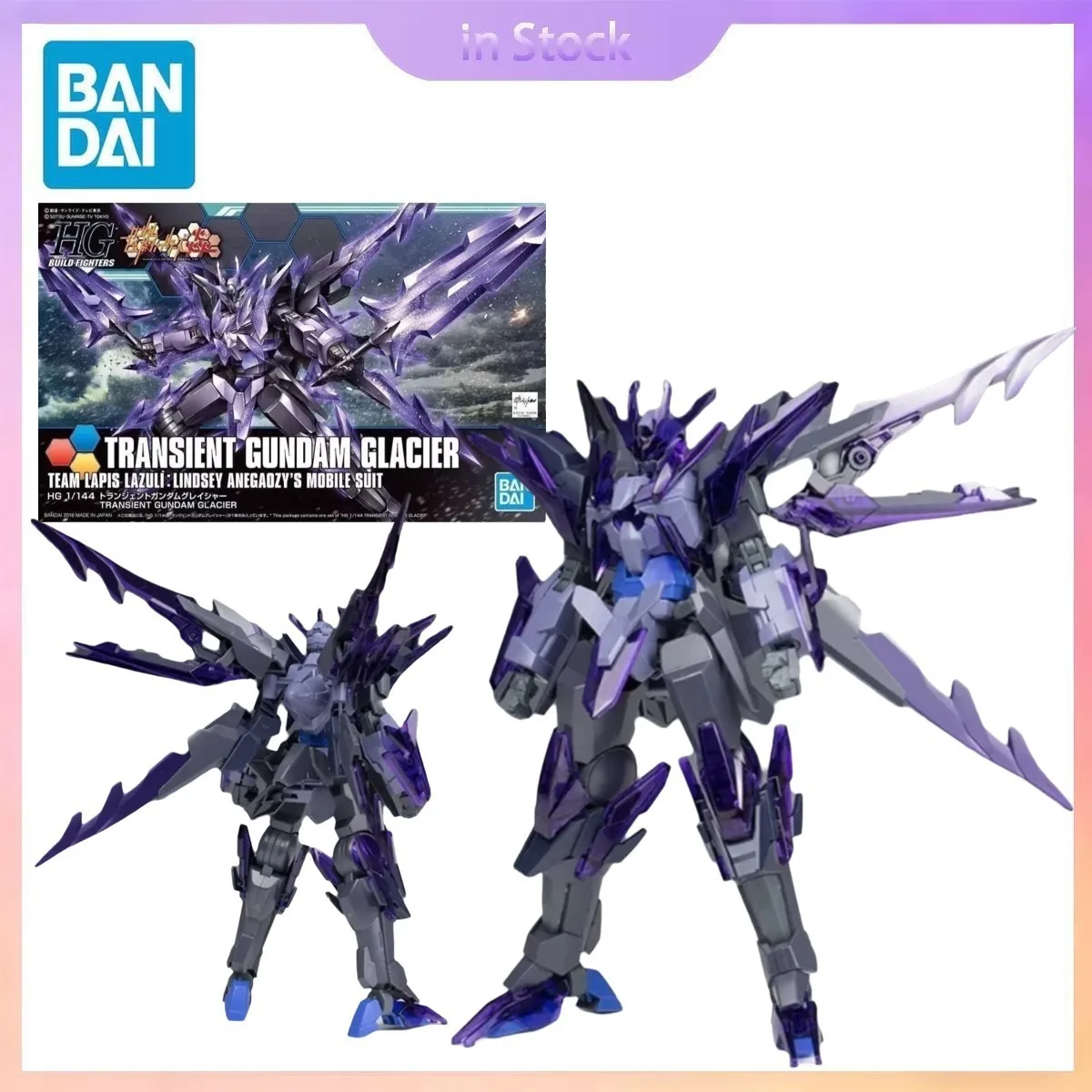 

Оригинальный Bandai, оригинальная в наличии HGBF 1/144, аниме-коллекция Gundam Glacier, экшн-фигурки, наборы моделей, игрушки, подарки