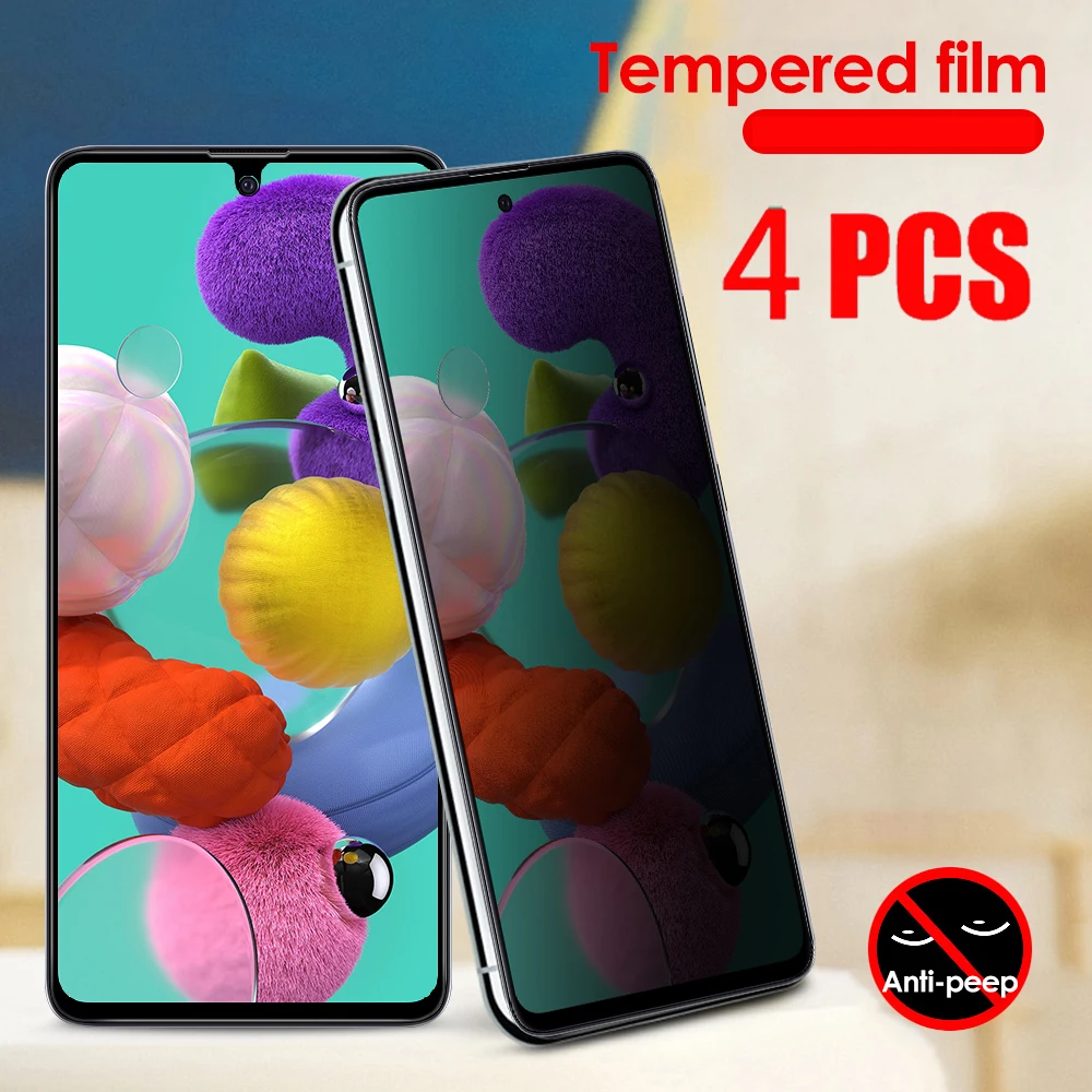 4 Pieces !Full Cover Anti-Spy Screen Protector for Xiaomi Poco X4 GT PRO 5G Private Glass for Xiaomi Poco F2 Pro