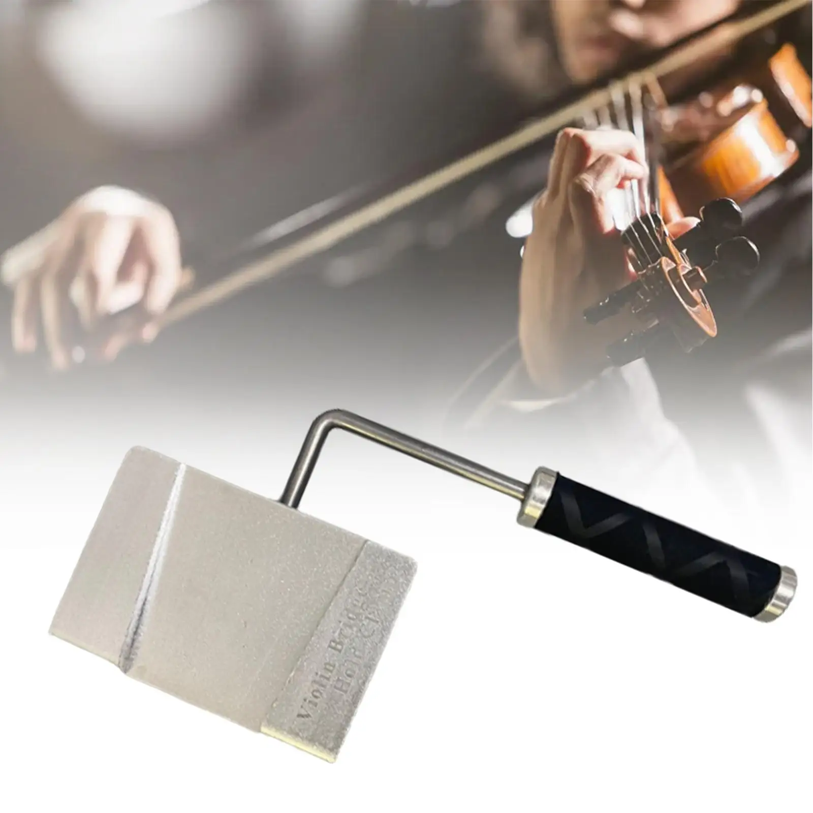 Violin Bridge Holder Clamp Metal Durable Guitar Luthier Tools Violin Parts Violin Grinding Code Accessory Kit Knife Hold Clamp