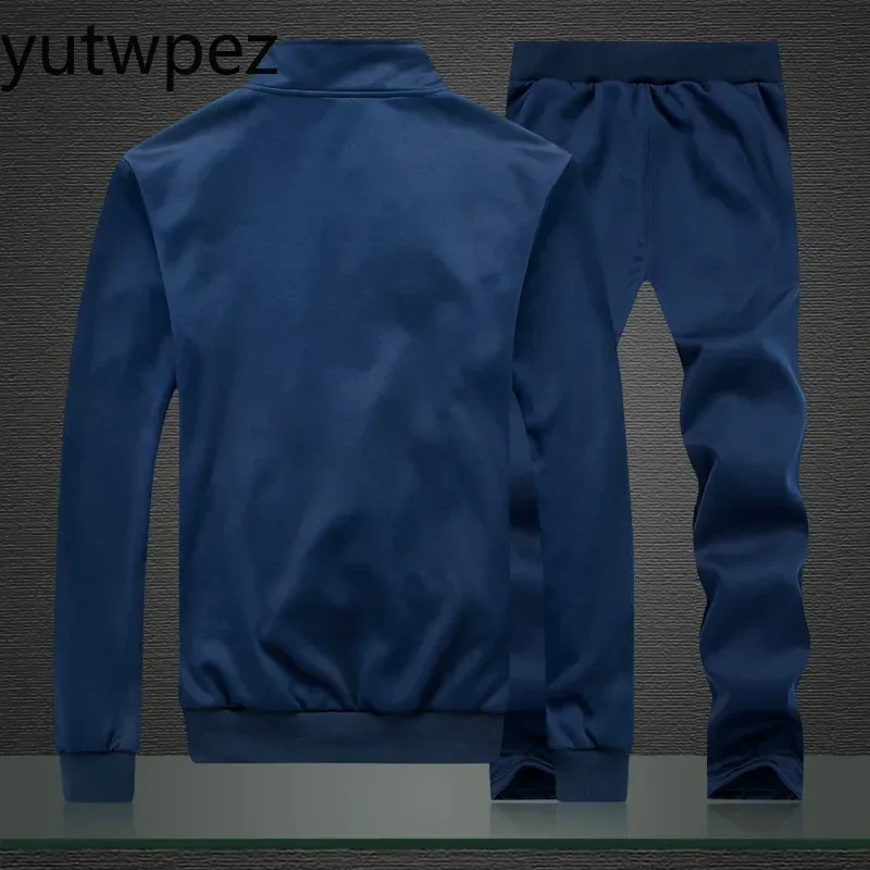 Hiking Gym Winter Jacket + Pants Outdoor Running Cycling Camping Casual Tracksuit Sports Wear Tracksuits Men‘s Sweatshirt Fleece view 5