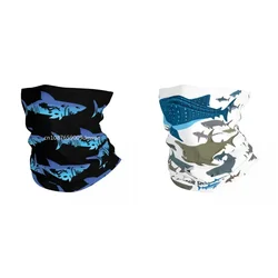 Shark Scuba Diving Bandana Neck ghetta Printed Sea Equipment passamontagna maschera per il viso sciarpa multiuso copricapo equitazione adulto antivento