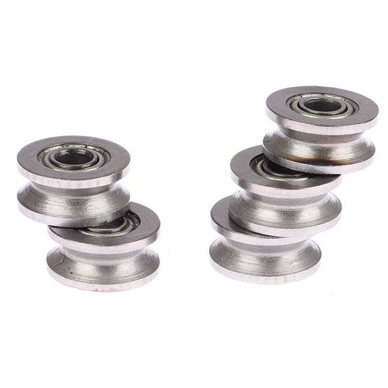 10pcs V624zz 4x13x6mm V Groove Sealed Ball Bearing Guide Track Roller Bearing V624 Embroidery Machine Bearing